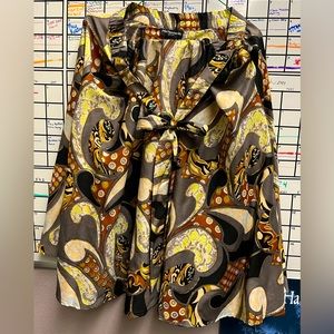 Ladies plus size print skirt